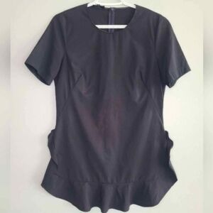 Escada Vegan Wool Blouse – Black – Size 36 – Tailored Designer Chic